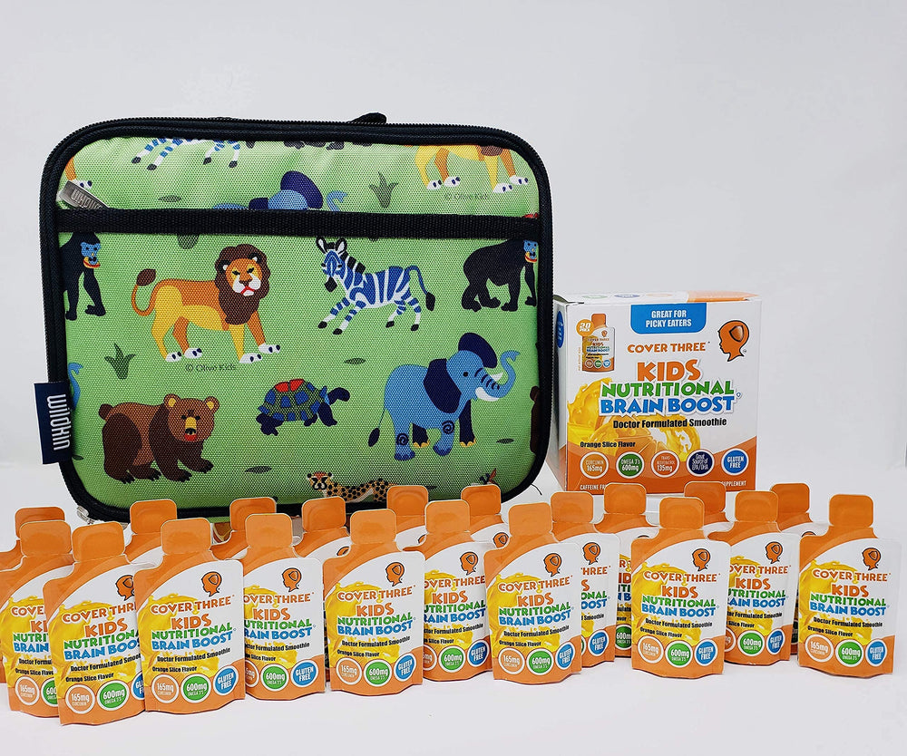 Cover Three 20 pouches pack showcases convenient daily servings on the go.
