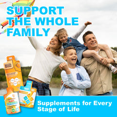 Cover Three Brain Assist family-friendly packaging conveys safe use for all ages.