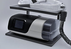 CPAP bedside shelf compact dual-layer keeps essentials organized and elevates the machine.