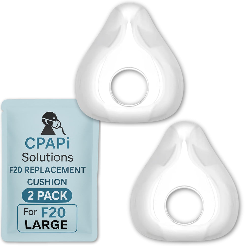 CPAPi Solutions F20 cushion for AirFit, snug seal for restful sleep.