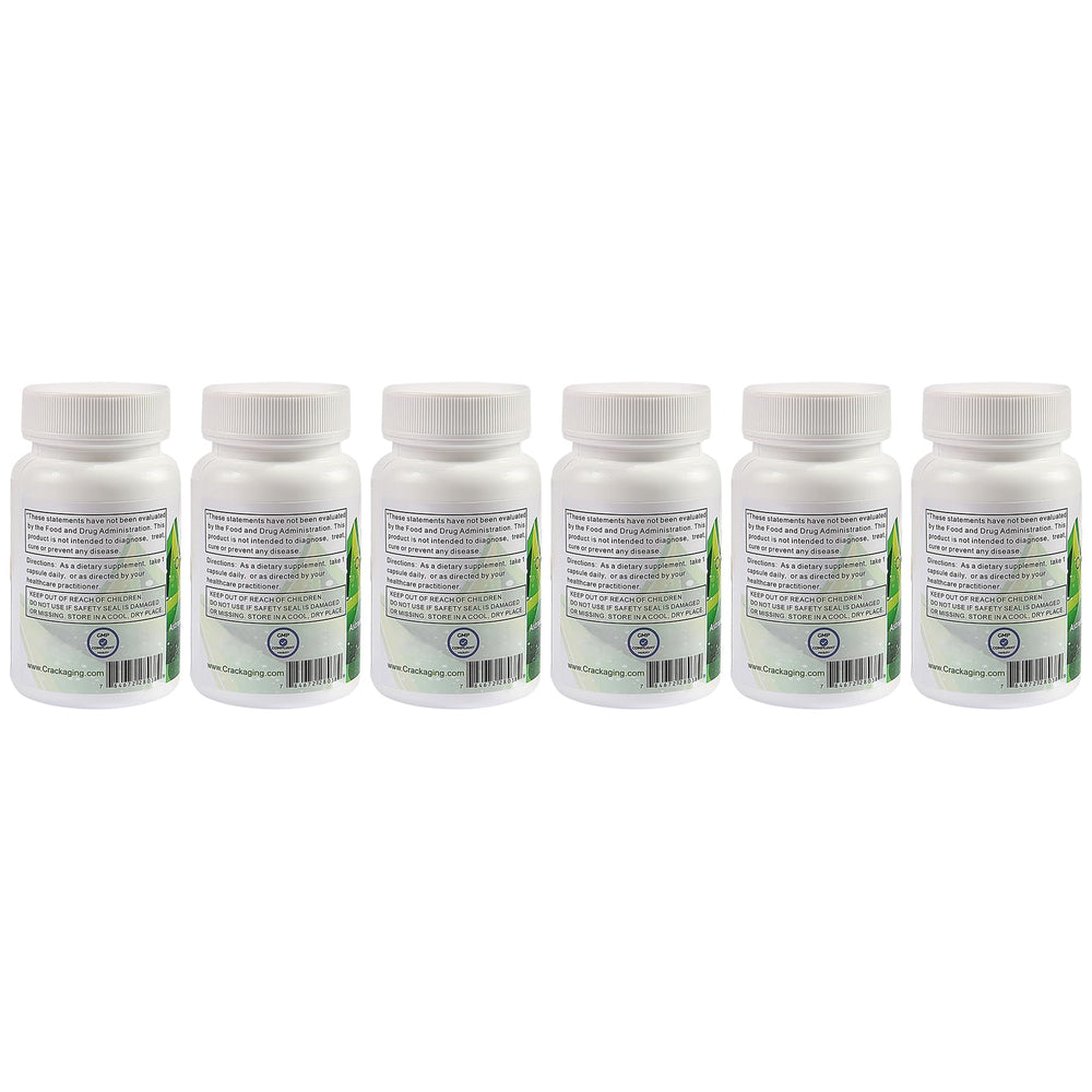 Crackaging Cycloastragenol bottle pour illustrating easy daily dosing routine