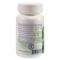 Crackaging Cycloastragenol label detail showing ingredients for informed daily use.