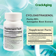 Two Crackaging bottles of 30 capsules depicting flexible packaging option