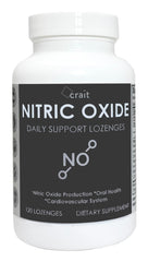 Crait Nitric Oxide Lozenges packshot highlights convenient daily support for circulation.