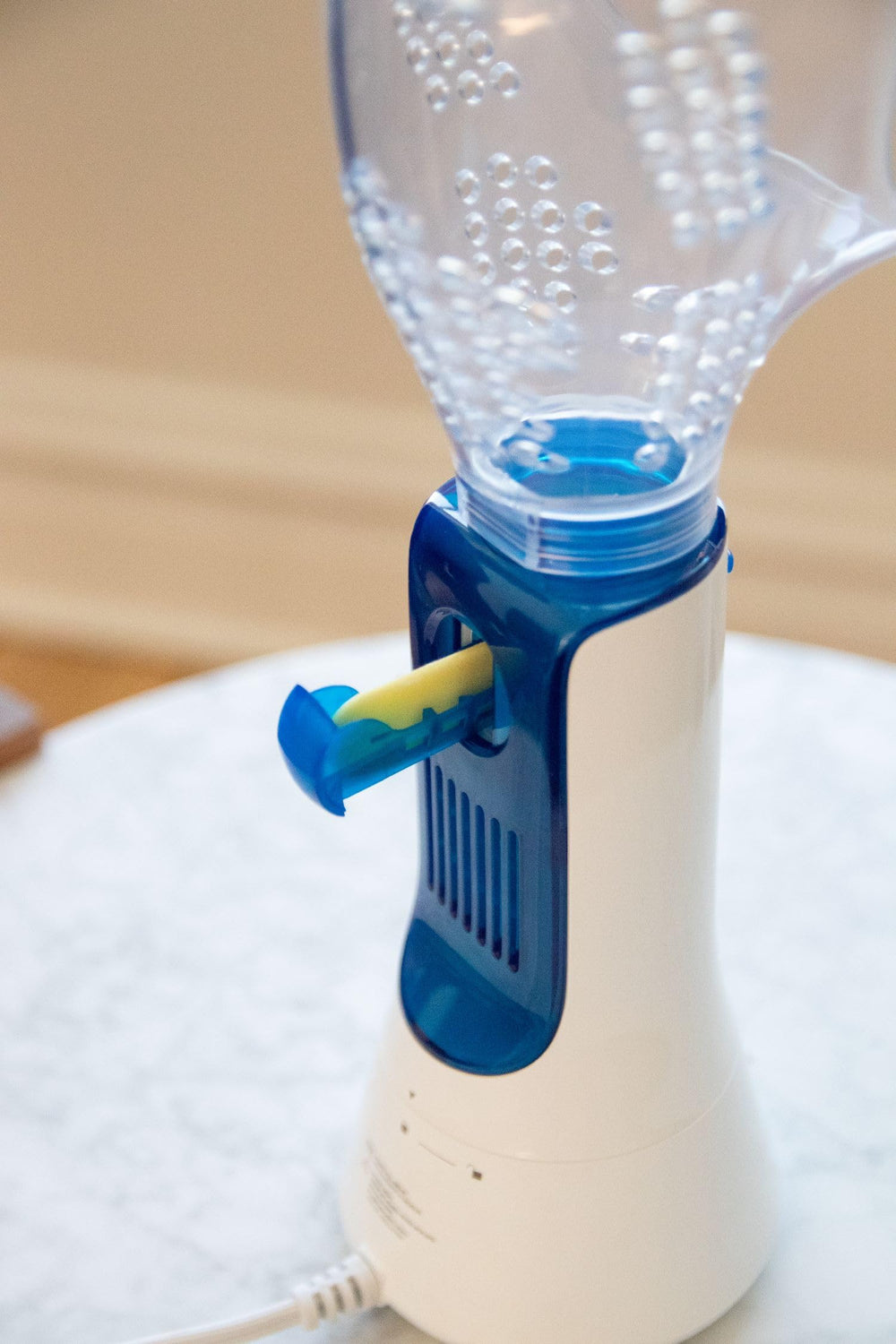 Crane inhaler ready for menthol vapor pads for soothing comfort.