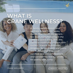 CRANE WELLNESS Tone & Glow dispense-into-tea suggests versatile usage in drinks or skincare