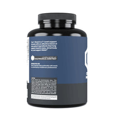 Packaging and shelf display of Crazy Muscle Booster on store shelf.