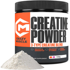 Crazy Muscle Three-atine bottle pour for on the go pre workout fueling