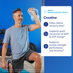 Creatine used during strength training to power through sets