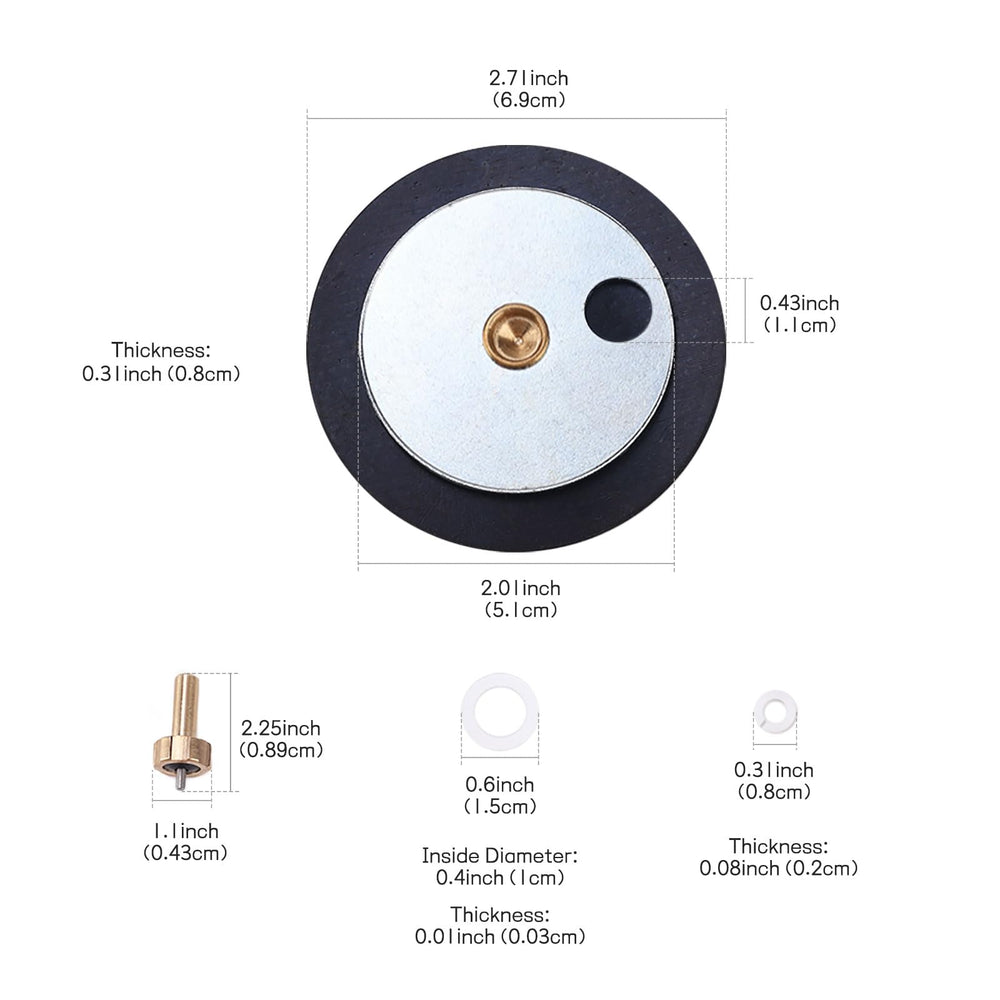 Creative.C SR350D friction washer for consistent pressure control.