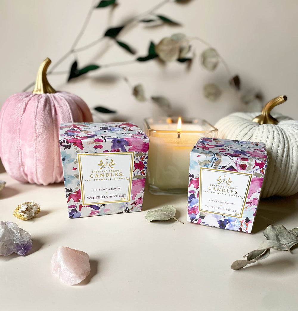 Creative Energy Candles essential oils tea party scent for a fresh room