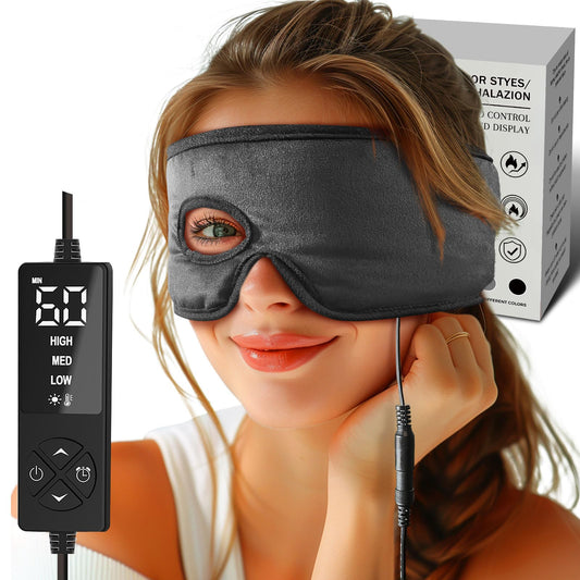 CREATRILL stye eye mask with moist heat for eyelid relief.