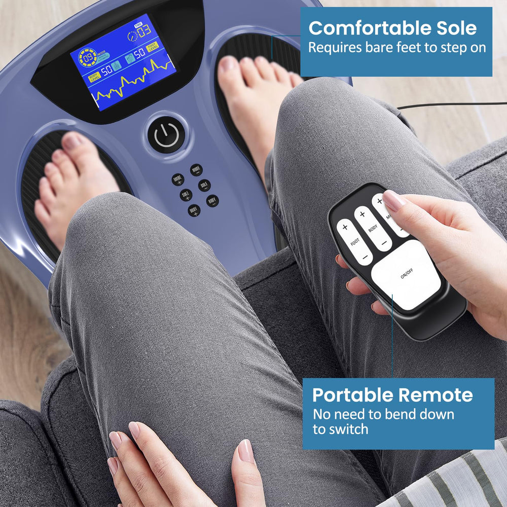 Remote operation of the Creliver EMS Foot Stimulator Pro for hands-free control