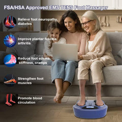 Creliver remote control enables easy adjustment of modes and intensity.