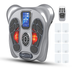 Creliver EMS foot massager stimulates circulation for tired feet.