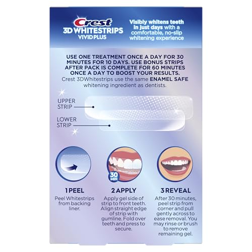 Crest 3D Whitestrips Vivid Plus 1-Hour Express bonus treatment option highlighted