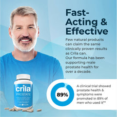 CRILA bottle close-up featuring patented Crinum Latifolium extract label