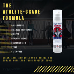 CryoTone Relieve 6.76 oz bottle supports steady daily use