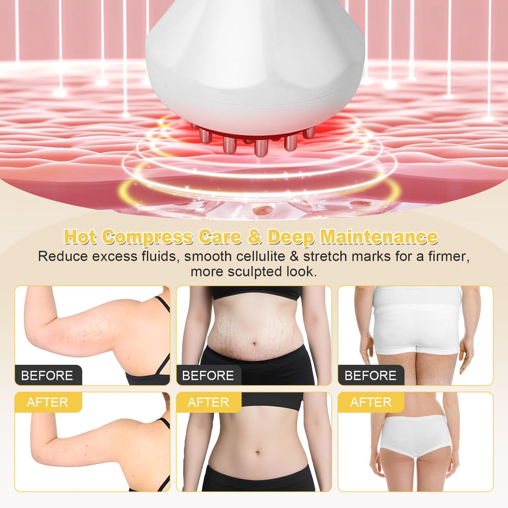 CRYSNATM portable massager charging via USB-C for convenience.