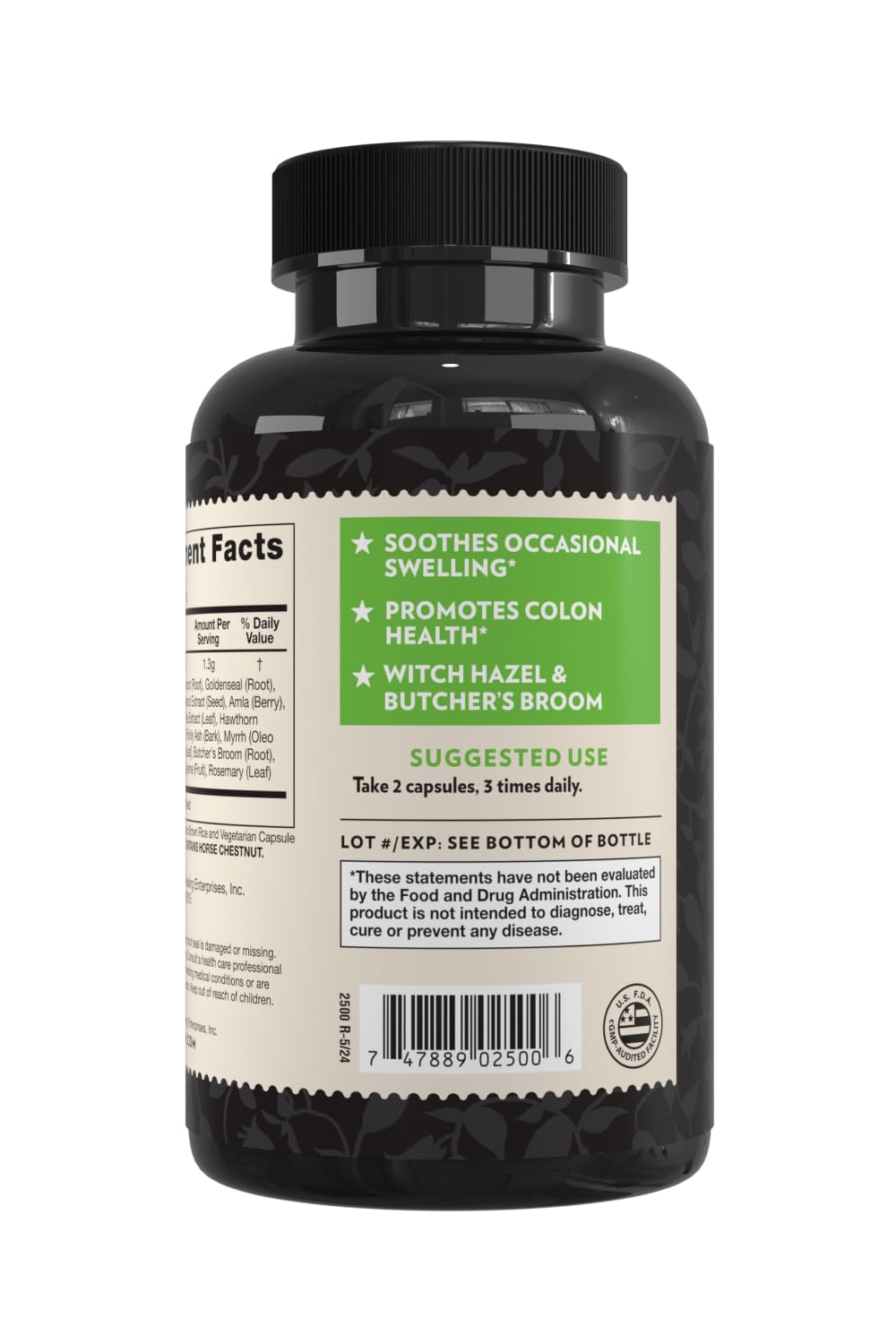 Crystal Star Hemr-Ez Relief bottle for easy daily dosage and use