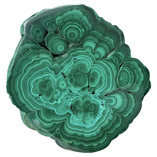CrystalHola malachite slice 500-600g for DIY projects and display