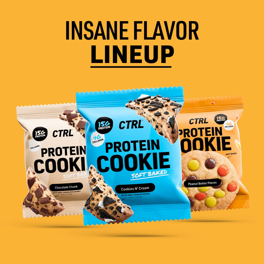 CTRL 12-pack packaging emphasizes convenient grab-and-go protein for busy schedules.