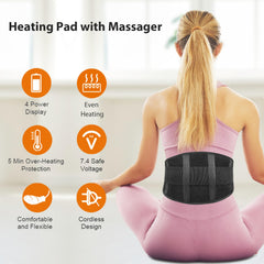CUEHEAT belt side view showing adjustable fit for many waists