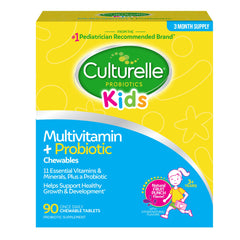 Culturelle Kids Complete probiotic bottle shows daily support for growing kids.