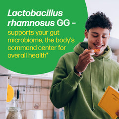 Culturelle Metabolism SlimBiotics gut health graphic representing microbiome support.