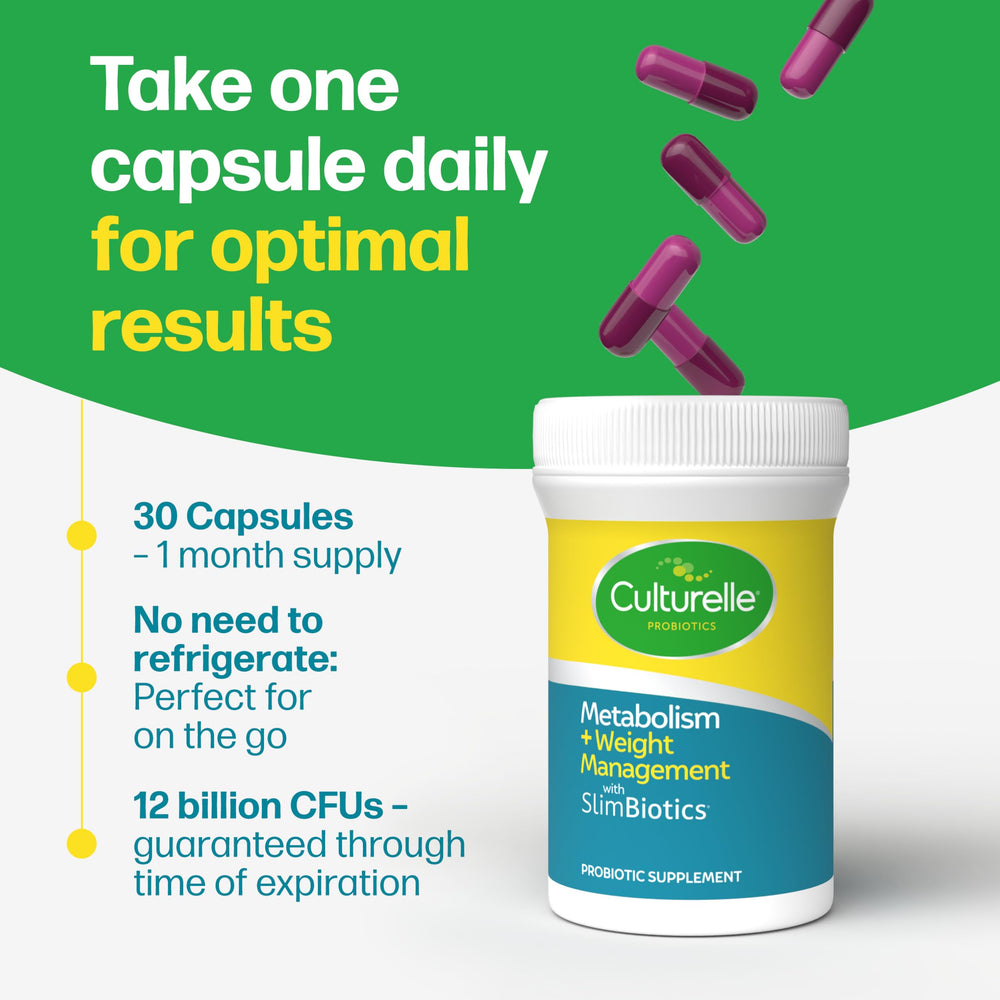 Culturelle Metabolism SlimBiotics packaging design highlighting brand trust.