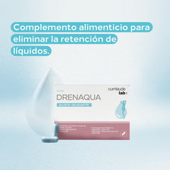 Cumlaude Drenaqua capsules pour into a cup showing easy intake.