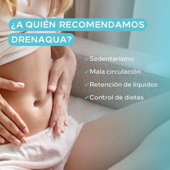 Cumlaude Drenaqua capsules beside a glass of water for daily hydration support.