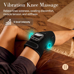 CuPiLo adjustable straps securing knee wrap for a snug fit