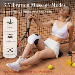 Cordless CuPiLo knee massager provides portable relief at home or on the go