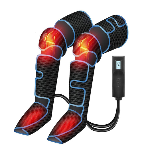CuPiLo leg massager boot with heat provides soothing warmth and enhances circulation.