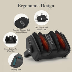 CuPiLo open-design massager fits up to men's size 14 feet
