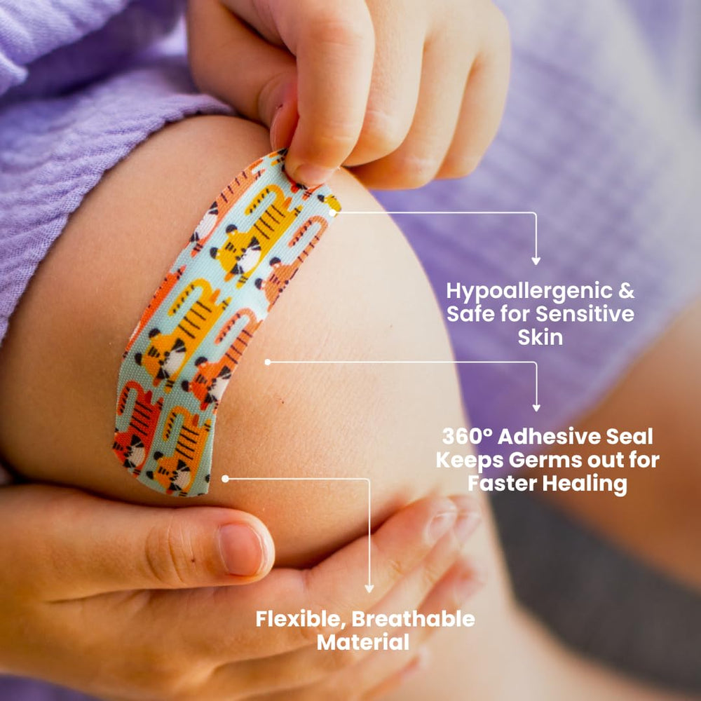 Cupkin bandages in varied sizes with soft, breathable padding for gentle application.