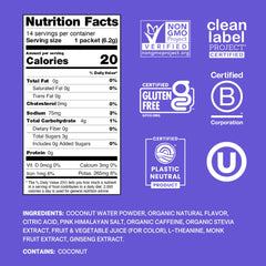 Cure Hydration Performance mixing with water in a glass for refreshing hydration.