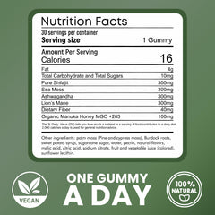 Cured 4-in-1 vitality gummies easy daily dose on-the-go.
