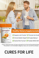 Cures For Life non-GMO gluten-free badge signaling clean, quality ingredients.