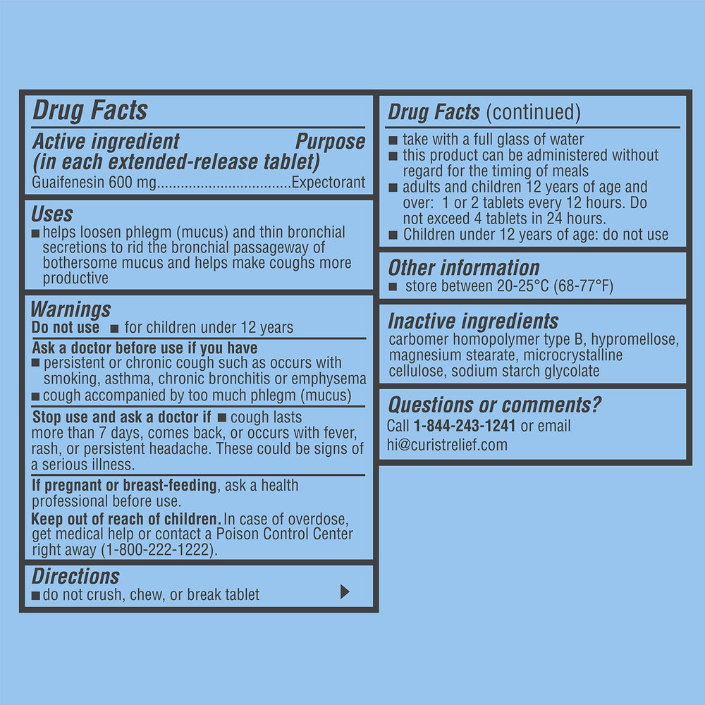 Bulk-pack Curist on shelf ready for home mucus relief routines
