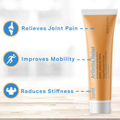 Curist Diclofenac Arthritis Cream Gel quickly penetrates skin for targeted relief.