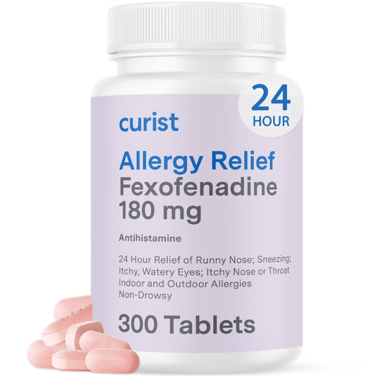 Curist Fexofenadine bottle front view for daily allergy relief
