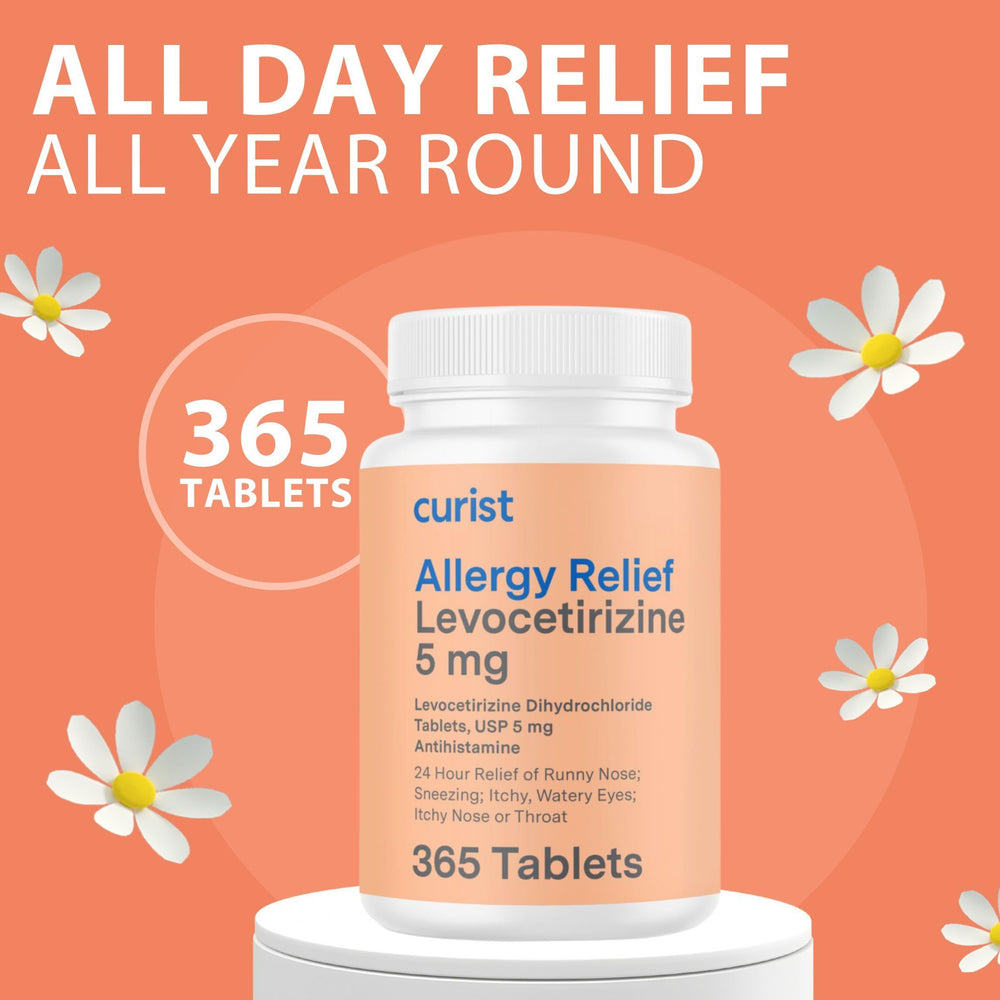 Sealed bottle of Curist Levocetirizine for safe storage and transport.