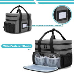 CURMIO CPAP travel bag upgraded shoulder strap for easy, comfortable portability.