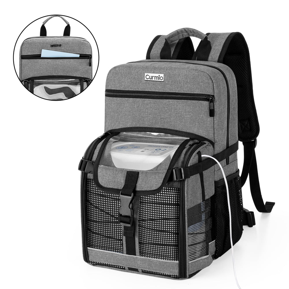 CURMIO main-compartment fits a 14-inch laptop and tablets.