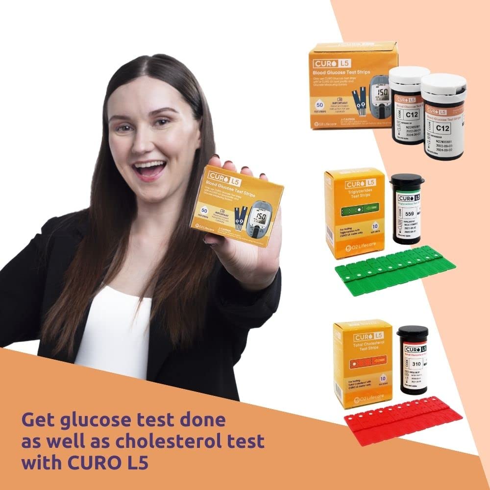 CUROFIT triglycerides strips enable on-the-go lipid checks