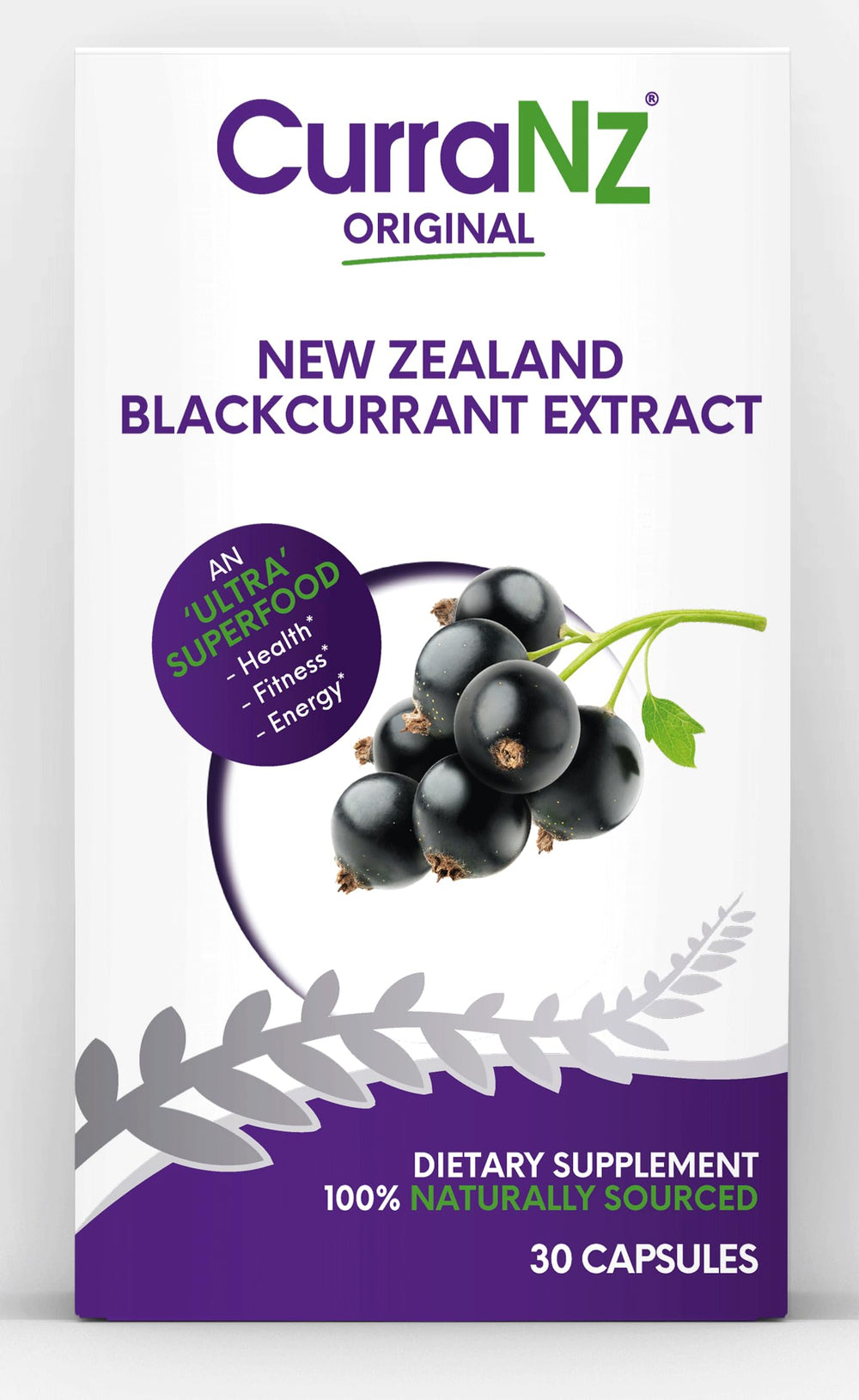 CURRANZ bottle containing endurance-support capsules.
