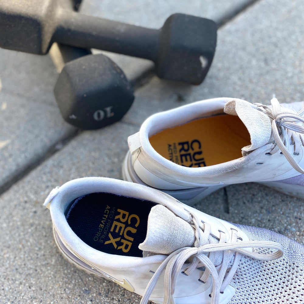 Currex ActivePro insoles promote all-day comfort for walking and work.