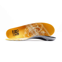 CURREX BikePro deep heel cup locks the heel for secure fit during rides